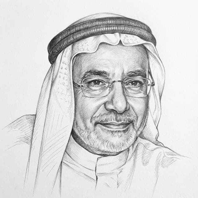 Dr. Shihab Ghanem Pencil Sketch